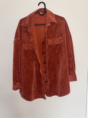Ardene Rust Corduroy Shacket